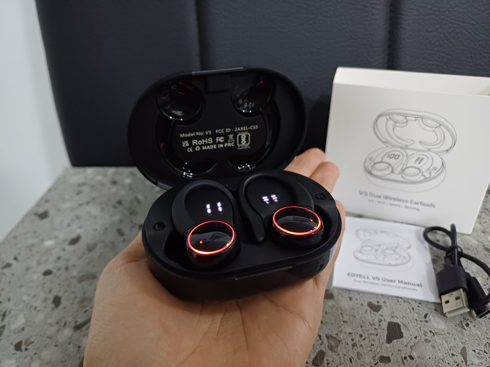 EARBUDS V5 CON CLIP SUJETADOR